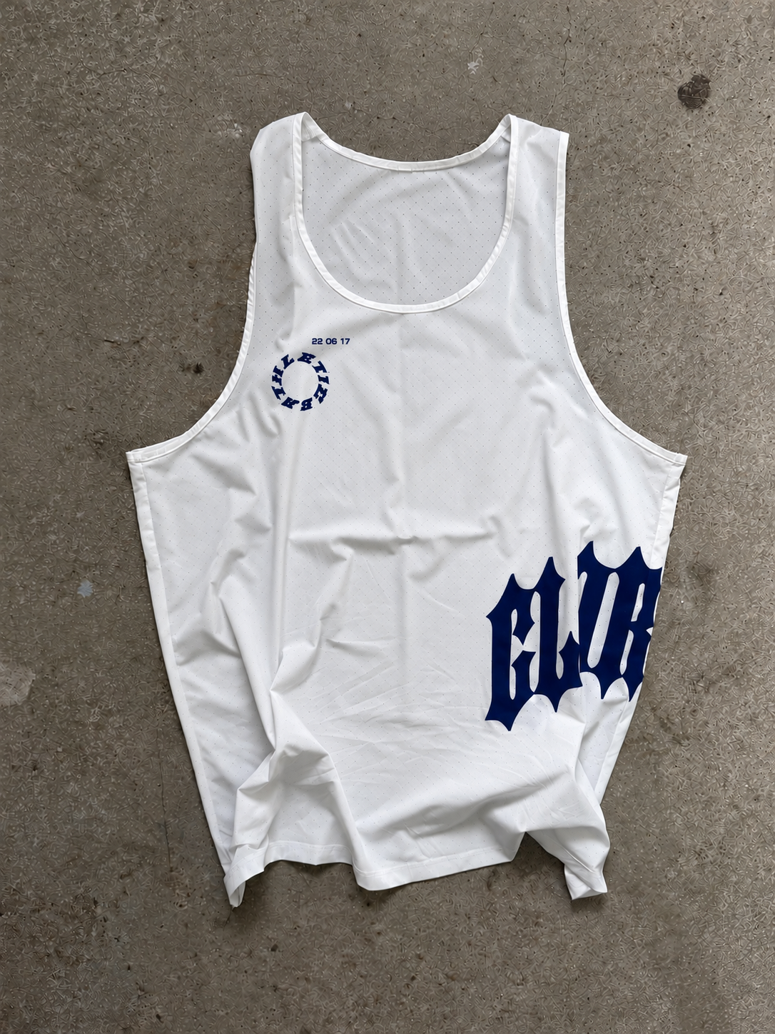 Glorious Race Vest (white/navy)